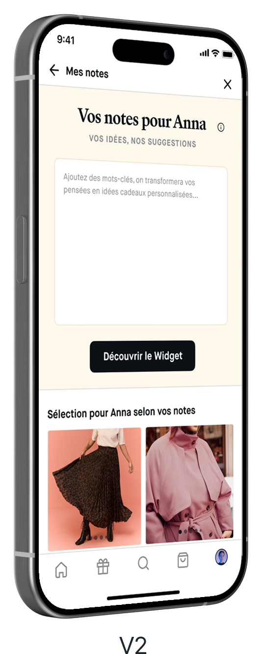 Vos notes pour Anna